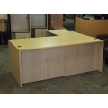 Blonde L-Suite Desk w Guest Knee Space, 72 x 72 in. Blonde L-Suite Desk w Guest Knee Space, 72 x 72 in.